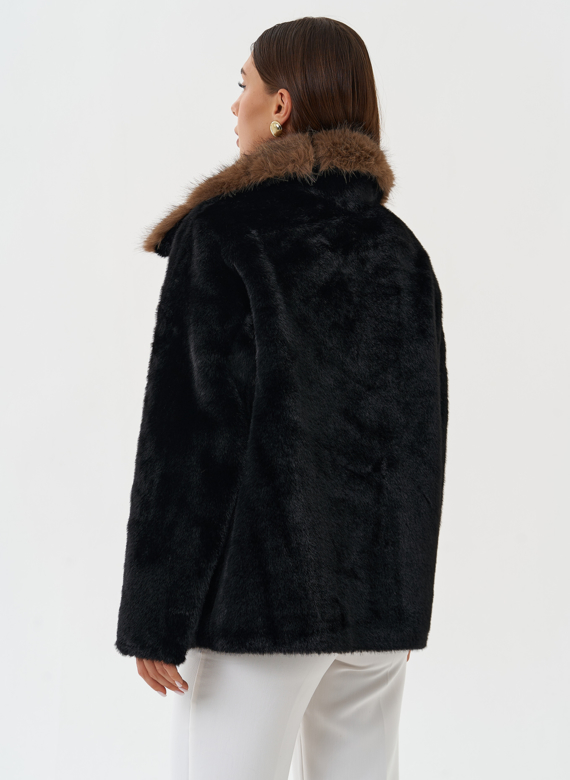 Куртка "косуха" из эко меха