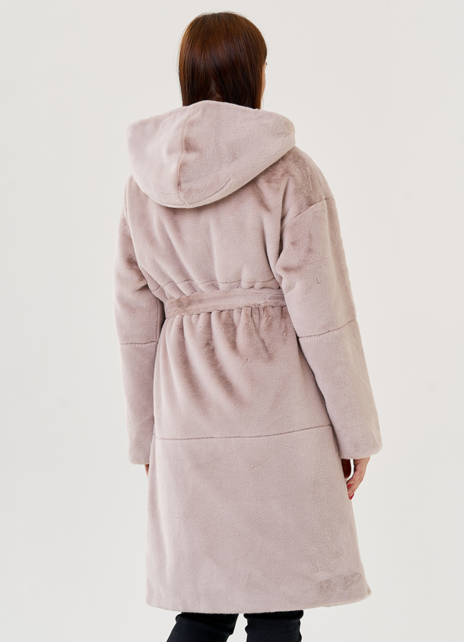 Пальто из искусственного меха модель № 23486 в кредит