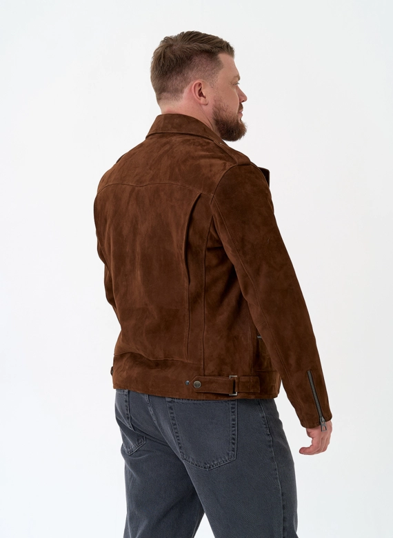 Мужская куртка из натуральной замши
