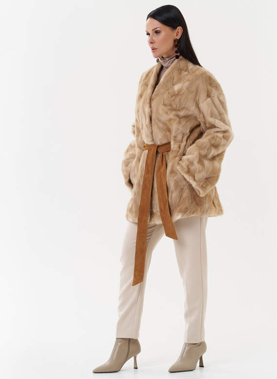 Женская шуба из скандинавской норки